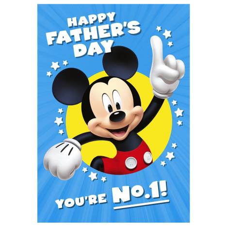 You're No1 Mickey Mouse Father's Day Card £1.85